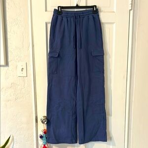 BP Relaxed Fit Cargo Sweat Pants in Blue